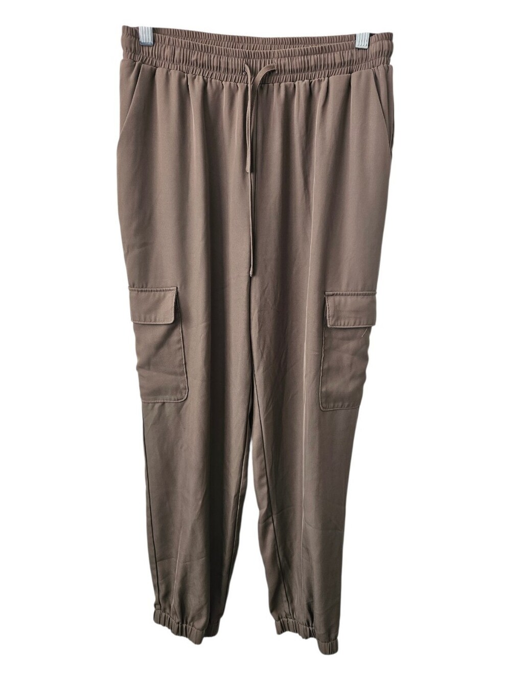 Have Brown Elastic Waist Cargo Pants Size Large